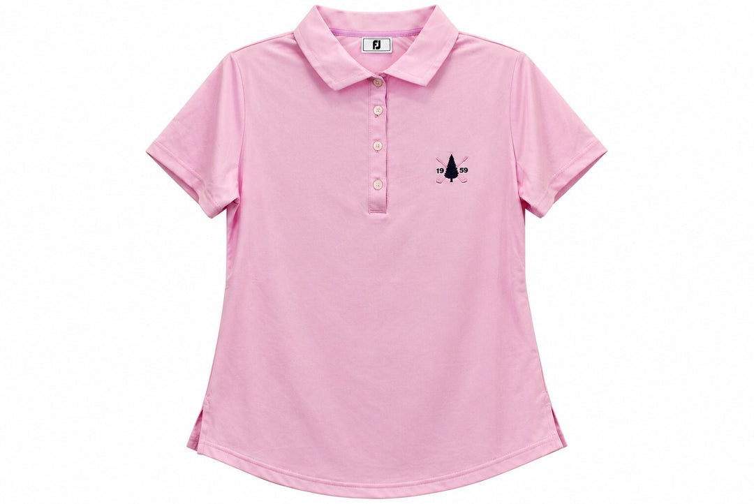 FootJoy Ladies XS Pink White Speckle Golf Top Polo Shirt $95 Retail NWT