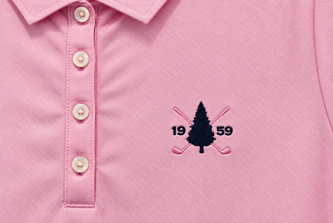 FootJoy Ladies Large Pink White Speckle Golf Top Polo Shirt $95 Retail NWT