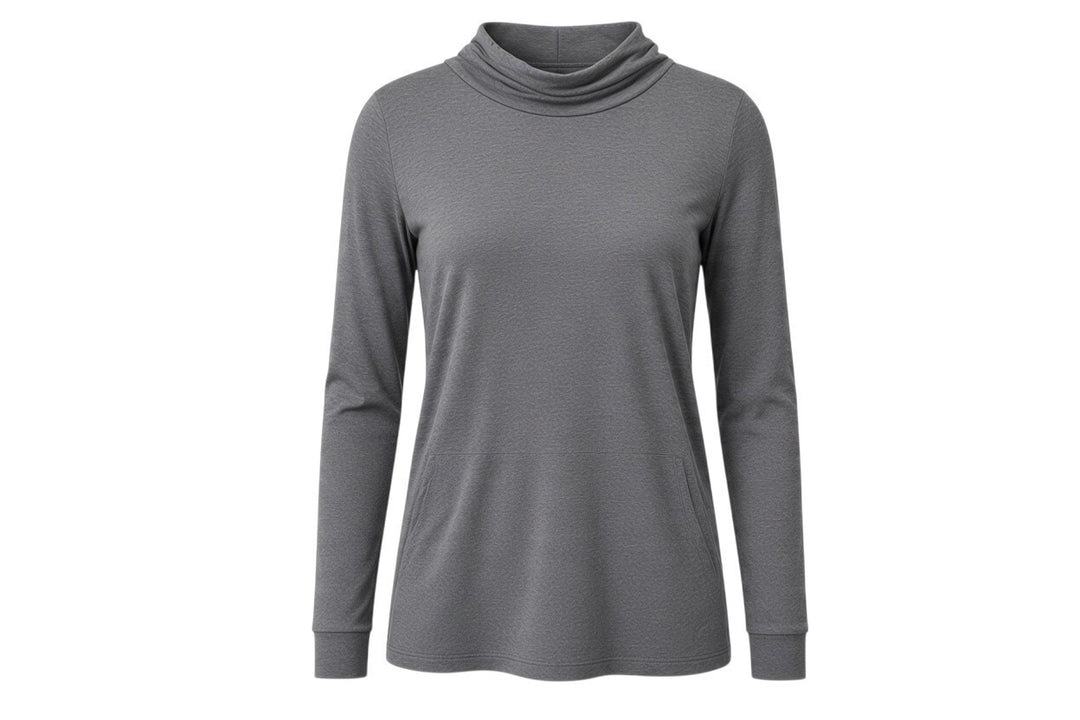 Sun Mountain Ladies Large Steel Heather Grey Gallatin Hoodie NWT