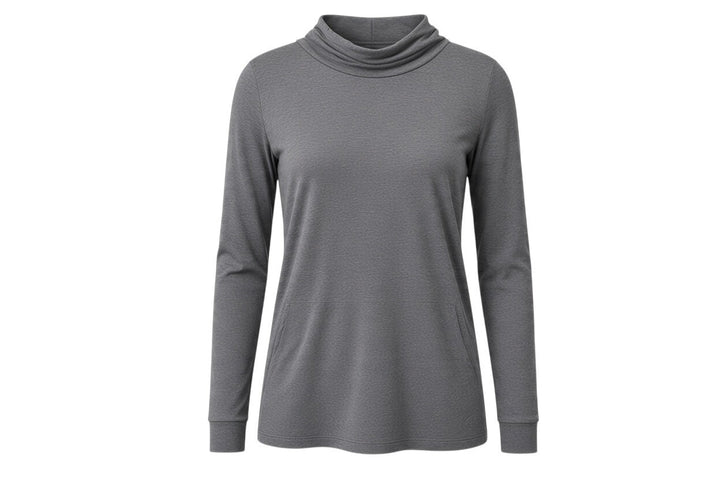 Sun Mountain Ladies Large Steel Heather Grey Gallatin Hoodie NWT