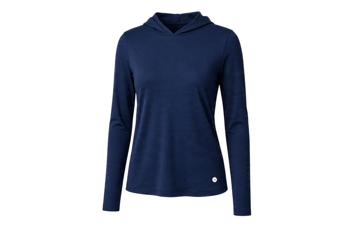 FootJoy Ladies Small Navy Blue Long Sleeve Temposeries Hoodie $125 Retail NWT