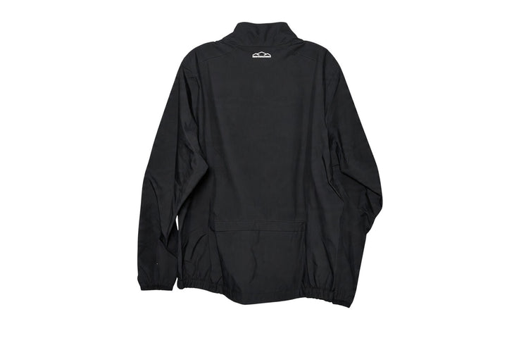 Sun Mountain Ladies Large Black Monsoon Full Zip LS Rain Jacket $90 Retail NWT