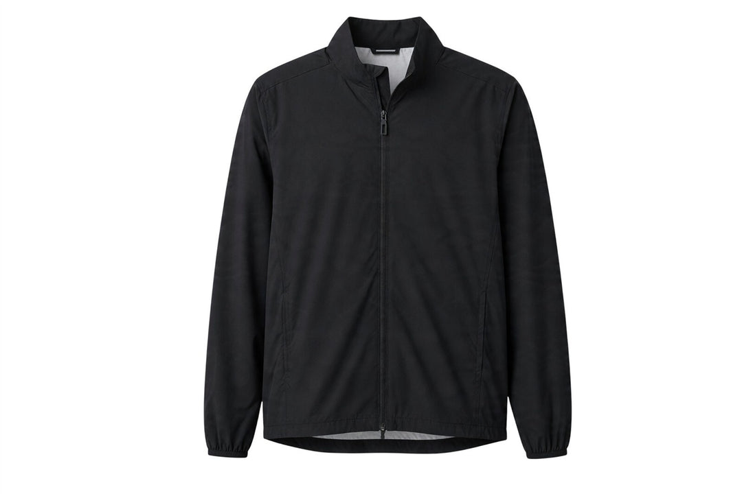 Sun Mountain Ladies Large Black Monsoon Full Zip LS Rain Jacket $90 Retail NWT