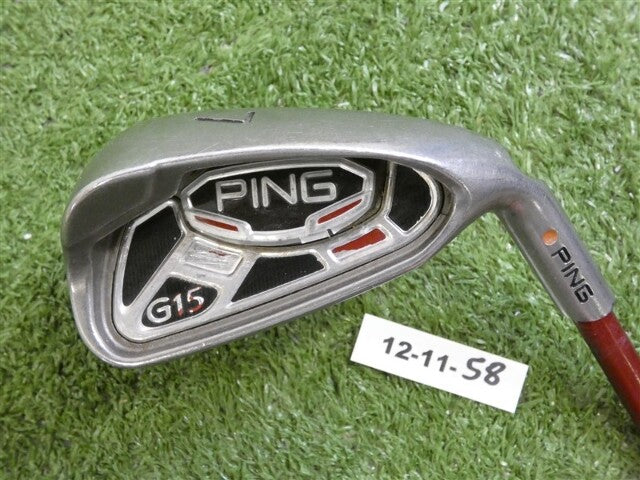 PING G15 Womens 7 Iron TFC 149 Ladies Graphite Standard Grip Orange Dot 2.25* Fl