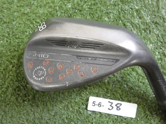 Titleist Vokey SM10 WedgeWorks 58* 4* Lob Wedge T SteelFiber i95 Stiff Graphite