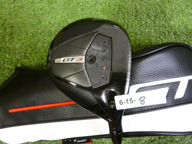 Titleist GT3 15* 3 Wood HZRDUS Black 4G 70g 6.0 Stiff Graphite with HC Excellent