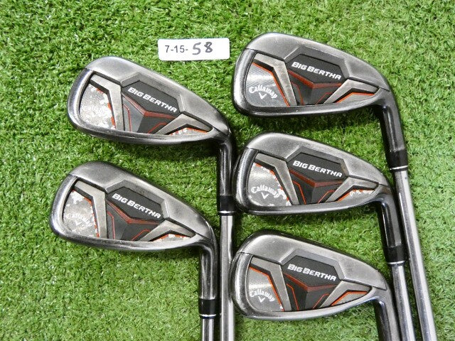 Callaway Big Bertha 2019 Irons 6-P Catalyst 60 5.5 Regular Graphite Mid +1"