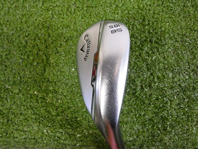 Callaway Opus Brushed Chrome 58* 10* Lob Wedge S Grind DG R300 Regular Steel