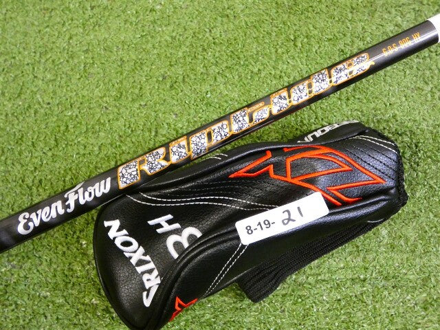 Srixon ZX 19* 3 Hybrid Rescue Even Flow Riptide 80g 6.0 Stiff Graphite w HC New