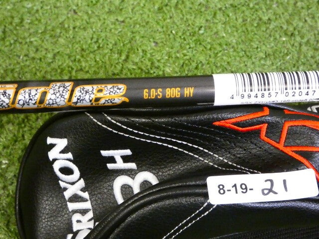 Srixon ZX 19* 3 Hybrid Rescue Even Flow Riptide 80g 6.0 Stiff Graphite w HC New