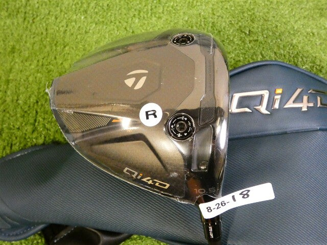 TaylorMade 2026 Qi4D 10.5* Driver REAX Mid Rotation Blue 50 Regular with HC New