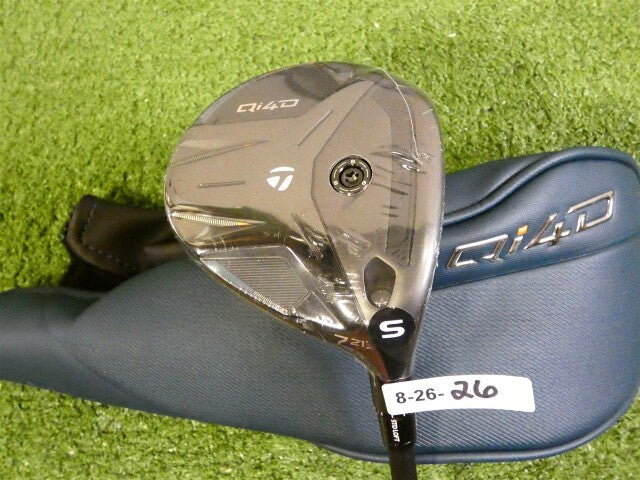 TaylorMade 2026 Qi4D 21* 7 Wood REAX 65 Stiff Graphite with Headcover New