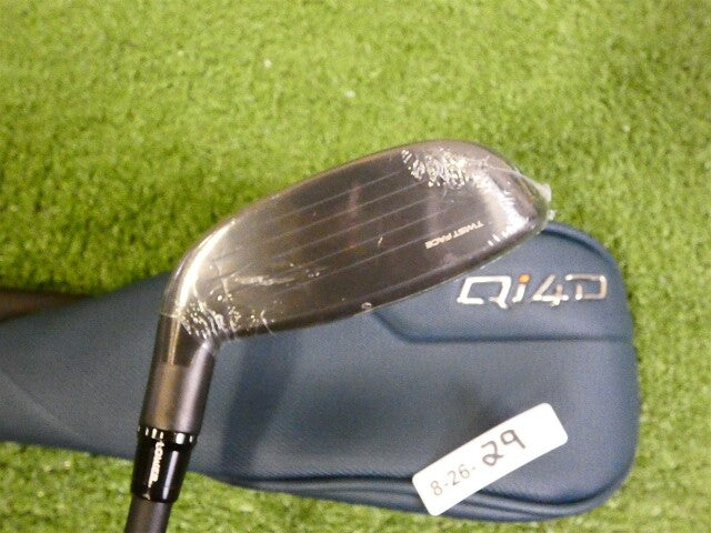 TaylorMade 2026 Qi4D 19* 3 Hybrid Rescue REAX 75 Stiff Graphite w Headcover New