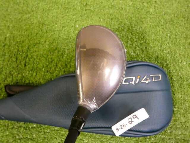 TaylorMade 2026 Qi4D 19* 3 Hybrid Rescue REAX 75 Stiff Graphite w Headcover New