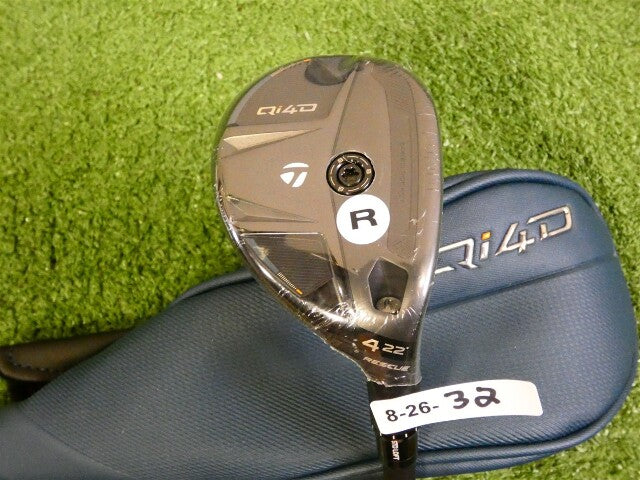 TaylorMade 2026 Qi4D 22* 4 Hybrid Rescue REAX 65 Regular Graphite with HC New