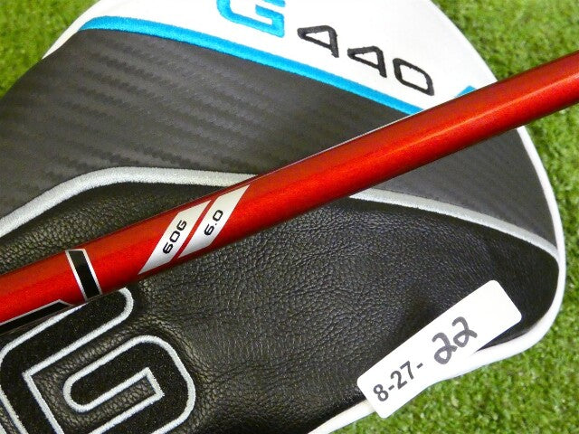 PING G440 Max 9* Driver Denali Red 60g 6.0 Stiff Graphite with Headcover Mint