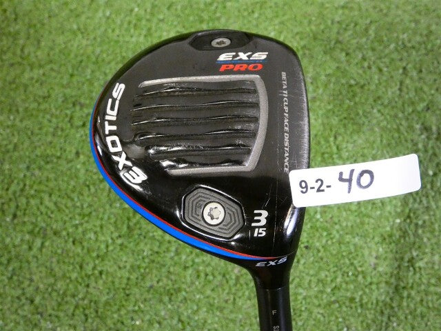 Tour Edge Exotics EXS Pro 15* 3 Wood Tensei CK Pro Orange 60 Stiff