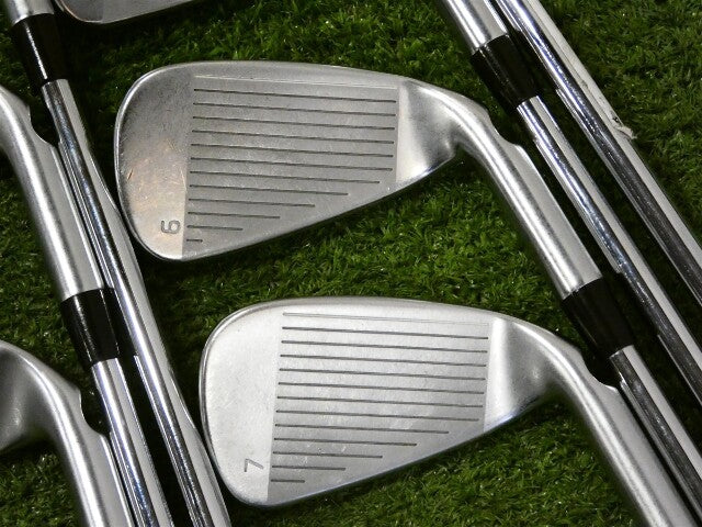 PING G410 Left Hand Irons 4-W &amp; U AWT 2.0 Regular Steel Black Dot