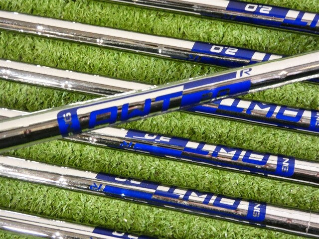 PING G410 Left Hand Irons 4-W &amp; U AWT 2.0 Regular Steel Black Dot