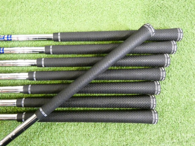 PING G410 Left Hand Irons 4-W &amp; U AWT 2.0 Regular Steel Black Dot