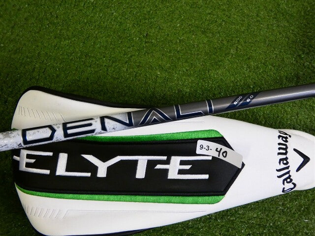 Callaway Elyte 9* Driver Denali Charcoal 50g 6.0 Stiff w Headcover Mid Excellent