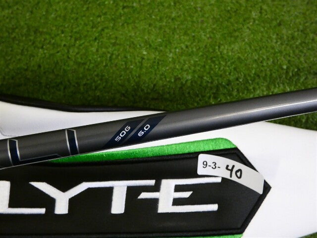 Callaway Elyte 9* Driver Denali Charcoal 50g 6.0 Stiff w Headcover Mid Excellent
