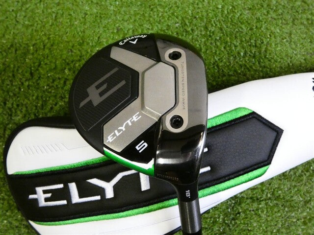 Callaway Elyte 18* 5 Wood Denali Charcoal 60g 6.0 Stiff with HC Mid Excellent