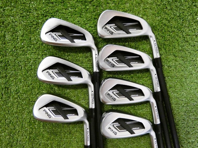 PING G740 Irons 5-W &amp; U Alta CB AWT Regular Graphite Black Dot Excellent