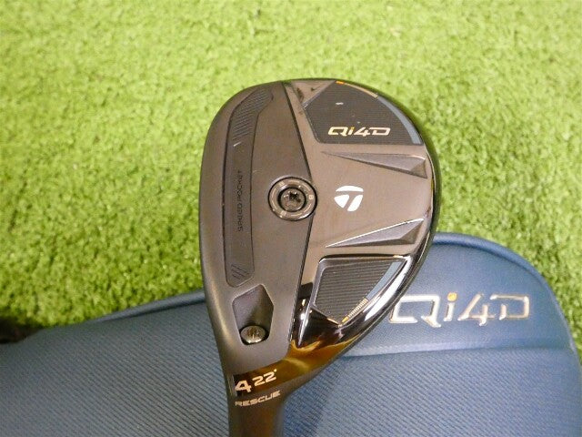 TaylorMade 2026 Qi4D 22* Left Hand 4 Hybrid Rescue REAX 65 Regular Graphite w HC