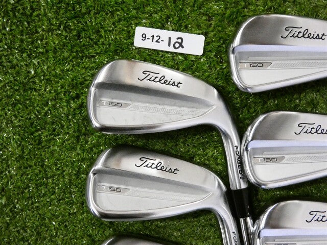 Titleist 2023 T150 Forged Irons 4-P &amp; 48* W Tour 110 Stiff Steel +.5" Excellent