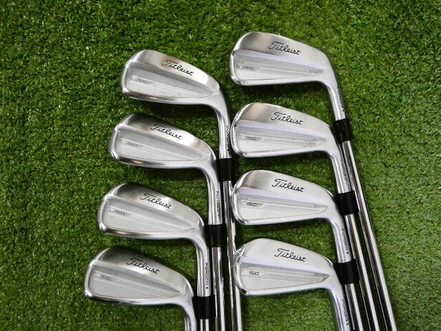 Titleist 2023 T150 Forged Irons 4-P &amp; 48* W Tour 110 Stiff Steel +.5" Excellent