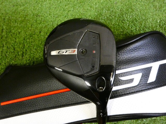 Titleist GT3 15* 3 Wood HZRDUS Black 5G 70g 6.0 Stiff Graphite with HC Excellent