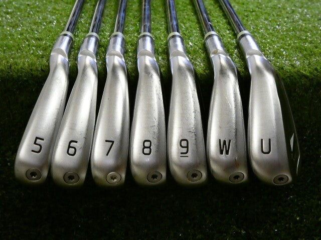 PING i540 Irons 5-W &amp; U AWT 3.0 Regular Steel Mid Grips Red Dot 1* Flat +.5"