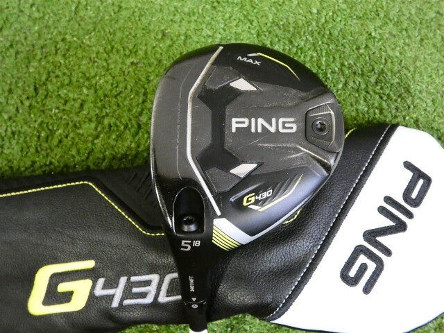 PING G430 Max 18* Left Hand 5 Wood Alta CB 65 Regular Graphite with Headcover