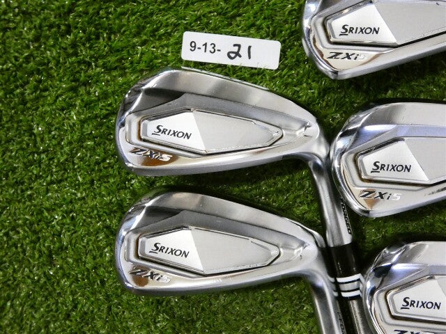 Srixon ZXi5 Irons 6-P SteelFiber fc 80 F3 Regular Graphite +.5" Excellent