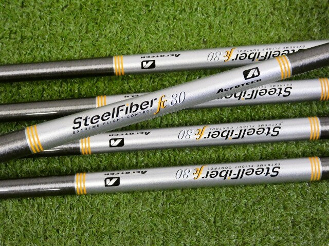 Srixon ZXi5 Irons 6-P SteelFiber fc 80 F3 Regular Graphite +.5" Excellent
