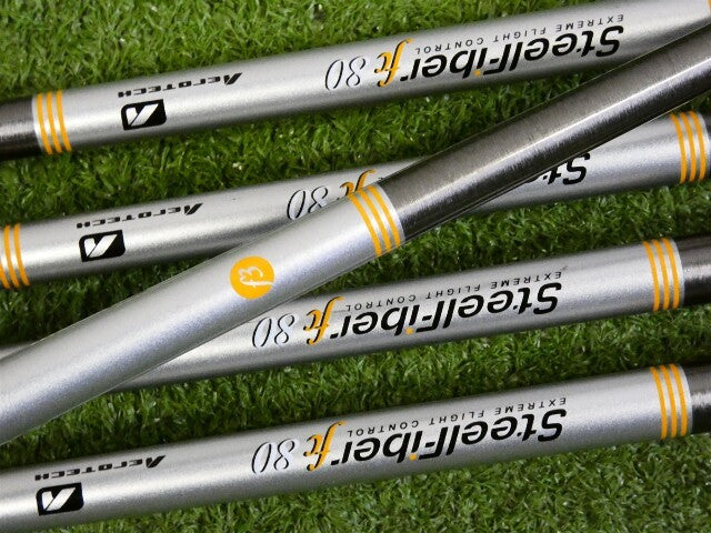 Srixon ZXi5 Irons 6-P SteelFiber fc 80 F3 Regular Graphite +.5" Excellent