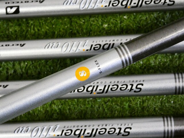 Titleist 2025 T350 Irons 5-P &amp; 48* W SteelFiber i110 cw Stiff Graphite Oversize