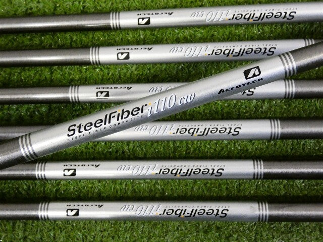 Titleist 2025 T350 Irons 5-P &amp; 48* W SteelFiber i110 cw Stiff Graphite Oversize