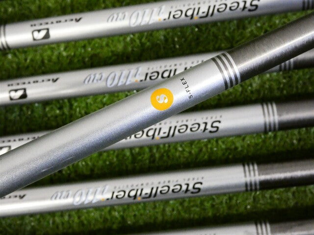 Titleist 2025 T350 Irons 5-P &amp; 48* W SteelFiber i110 cw Stiff Graphite Oversize