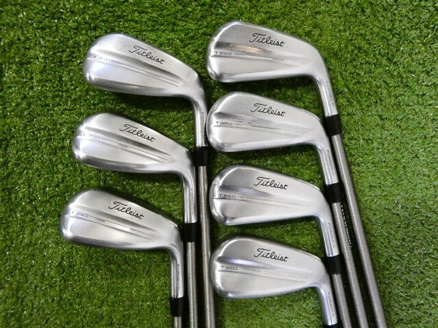 Titleist 2025 T350 Irons 5-P &amp; 48* W SteelFiber i110 cw Stiff Graphite Oversize