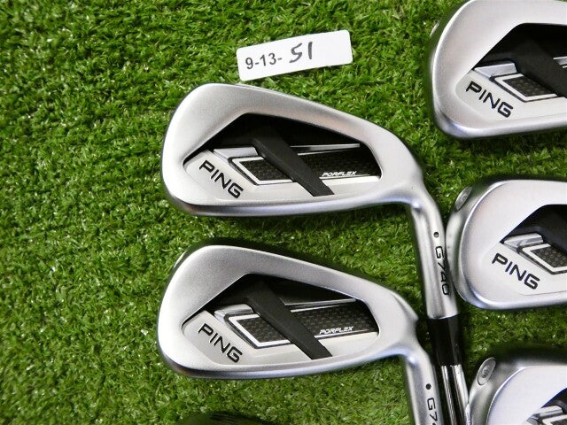 PING G740 Irons 5-W AWT 3.0 Regular Steel Black Dot New