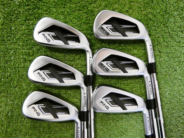 PING G740 Irons 5-W AWT 3.0 Regular Steel Black Dot New