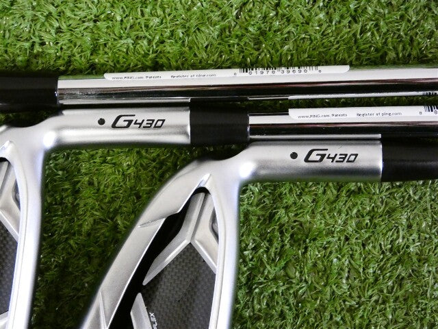 PING G430 Irons 5-W AWT 2.0 Stiff Steel Black Dot New