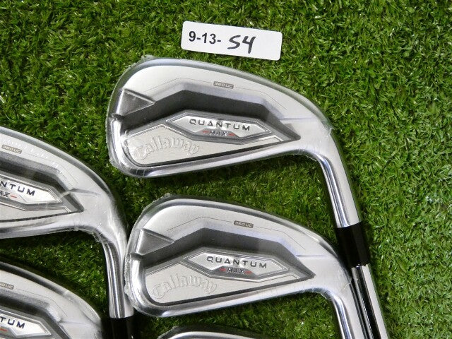 Callaway Quantum Max Irons 5-P &amp; A KBS Max 90 Stiff Steel New
