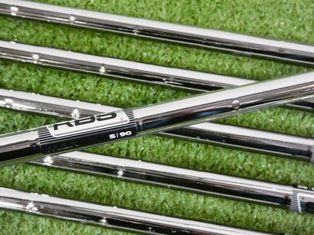 Callaway Quantum Max Irons 5-P &amp; A KBS Max 90 Stiff Steel New