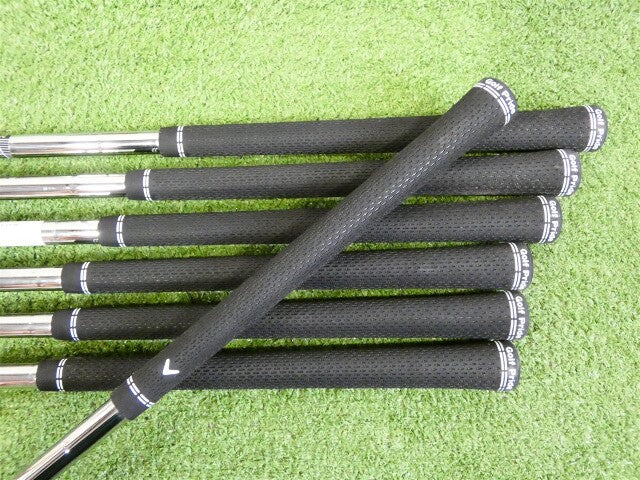 Callaway Quantum Max Irons 5-P &amp; A KBS Max 90 Stiff Steel New