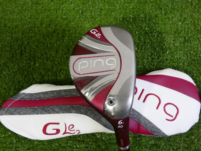 PING G Le2 30* Womens 6 Hybrid Rescue ULT240 Lite Ladies Graphite with Headcover