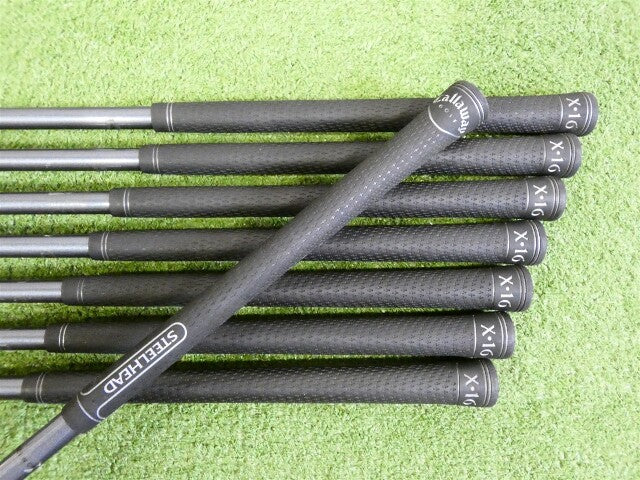 Callaway Steelhead X-16 Irons 3-P System CW 85 Firm Stiff Graphite