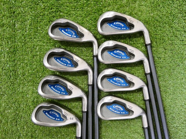 Callaway Steelhead X-16 Irons 3-P System CW 85 Firm Stiff Graphite